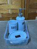 Chrome & White Bath Accessories Lot