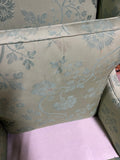 Green Upholstered Wingback Chair