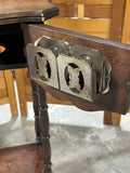 Antique Wooden Smoking/Tobacco Stand