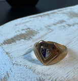 10K Gold Signet Ring SIZE 5.5