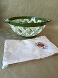 Temp-tations Old World Round Bread Basket With Napkin - Appears Unused