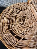 Wicker Vintage Picnic Basket AS IS (READ DESCRIPTION CAREFULLY)