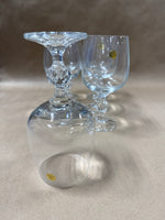 (A) Set Of 6 Claudia Crystal Wine Goblets