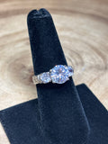 Thai Sterling Faux Diamond Ring - 7.25   TWO AVAILABLE PRICED INDIVIDUALLY AT $25