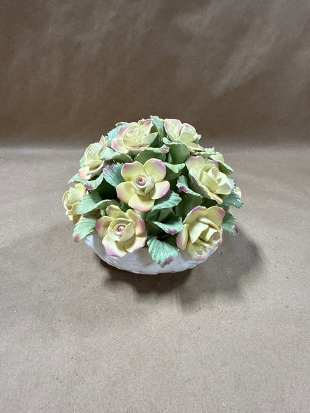 Porcelain Yellow Rose Aynsley England Bouquet