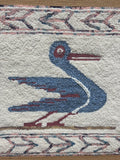 Hand Woven Curassow Bird Textile