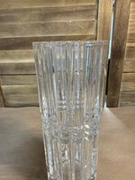 Cristal D'Arques HEAVY Genuine Lead Crystal Cylindrical Vase
