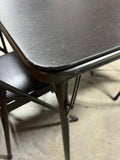 Brown Folding Card Table with 4 Folding Chairs by Meco/Sudden Comfort Corp