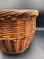 (A) Thick Wicker Plant Basket