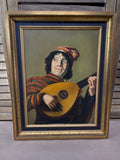 The Fool/Jester with Lute Giclee Print by Frans Hals