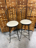 Charleston Forge Pair of Heavyweight Swivel Bar Strools