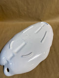 Blue Leaf Melamine Serving Platter