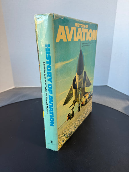 History of Aviation by John W.R. Taylor 1975 Vintage Hardcover Book