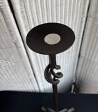 Pier 1 Imports Heavyweight Wrought Iron Twist Tall Pillar Candle Holder