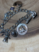 Monet Charm Bracelet (Some Sterling Charms)