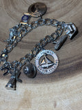 Monet Charm Bracelet (Some Sterling Charms)