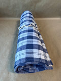 Gingham Blue Tablecloth