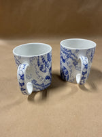Pair Of SPODE Blue Room Collection Grapes Coffee Tea Mug