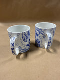Pair Of SPODE Blue Room Collection Grapes Coffee Tea Mug