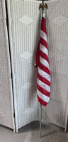 Annin in American Flag on Pole with Eagle