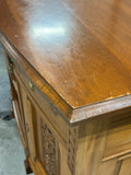 Antique Buffet with Carved Accents ***HEAVY ITEM***READ DETAILS ON PICK UP POLICY*** Read Description of item carefully***