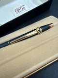 (B) Black And Gold Matte Cross Pen With Case WORKS // 2 Available // *** PRICED INDIVIDUALLY ***