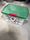 Assorted Christmas Ornament Lot — 15+ Ornaments With Storage Tub (B)