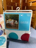 Picnic Basket with Paper Products and Table Cloth
