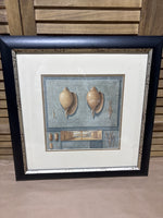 (Y) Mixed-Media Style Shell Print; Signed