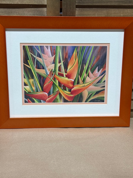 Bird of Paradise Watercolor Print by Natalie McMahon; Signed & Numbered (52/250)