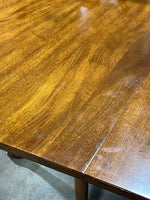 Double Pedestal Dining Table with (4) L:eaves and (8) Chairs ***HEAVY ITEM***