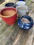 A-Lot of Five Small Ceramic Planters