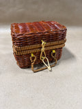 Delton Mini Tea Set With Wicker Basket Set