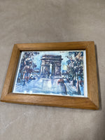 (A) Pair Of Framed Paris Prints