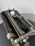 Black Vintage Underwood No. 3 Standard Typewriter