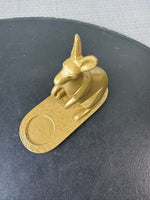 IKEA Brass Tone Metal Kangaroo Tea Light Candle Holder
