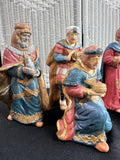 9-Piece Grandeur Noel Porcelain Nativity Set in Box
