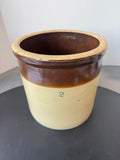 2-Gallon Vintage Stoneware Crock