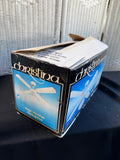 Christina Magic Machine White & Cane Ceiling Fan in Box