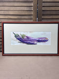 Eggplant Watercolor Signed; Phyllis Greenway - Newport News, VA Artist