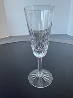 (E) Waterford Crystal Lismore Champagne Flutes (5 AVAILABLE—PRICED INDIVIDUALLY AT $25 EACH)