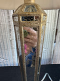 Resin & Mercury Glass Style Table Lamp (WORKS)