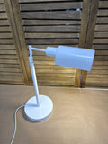 White Metal Swivel Table Lamp WORKS