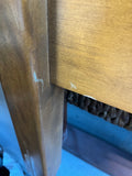 Double Bed with Rails and Slats