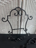 3-Piece Metal Scroll Hanging Plate