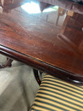 Drexel Dining Table with 2 Leaves, Table Pads and 8 Chairs***HEAQVY ITEM***READ DETAILS ON PICK UP POLICY***