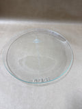 Round Clear Glass Space Needle Plate 1978 - 1982