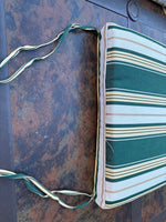 Set (4) of Sunbrella Striped Seat Cushions