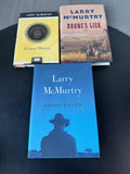 Pair of Larry McMurtry Western Fiction Hardcover Books with Crazy Horse Biography