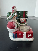 Yankee Candle Double Snowman Tealight Candle Holder